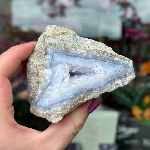 Ravenstone Crystals Blue Lace Agate "Penny"