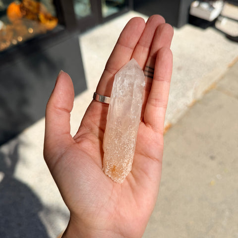 Ravenstone Crystals Blue Smoke Golden Healer Quartz "Callista"