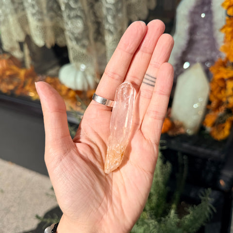 Ravenstone Crystals Blue Smoke Golden Healer Quartz "Conrad"