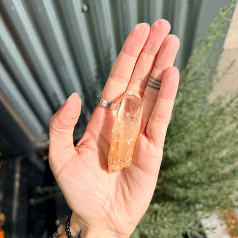 Ravenstone Crystals Blue Smoke Golden Healer Quartz "Enid"
