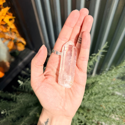 Ravenstone Crystals Blue Smoke Golden Healer Quartz "Leo"