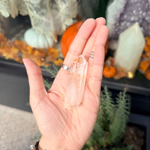 Ravenstone Crystals Blue Smoke Golden Healer Quartz "Liam"