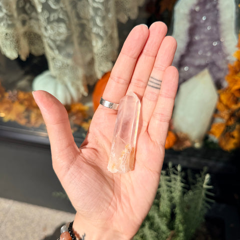 Ravenstone Crystals Blue Smoke Golden Healer Quartz "Margot"