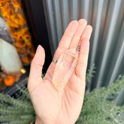 Ravenstone Crystals Blue Smoke Golden Healer Quartz "Otis"