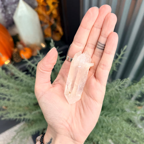 Ravenstone Crystals Blue Smoke Golden Healer Quartz "Phoebe"