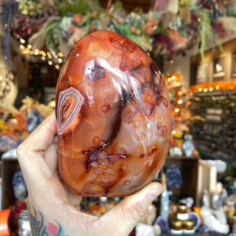 Ravenstone Crystals Carnelian "Georgia"