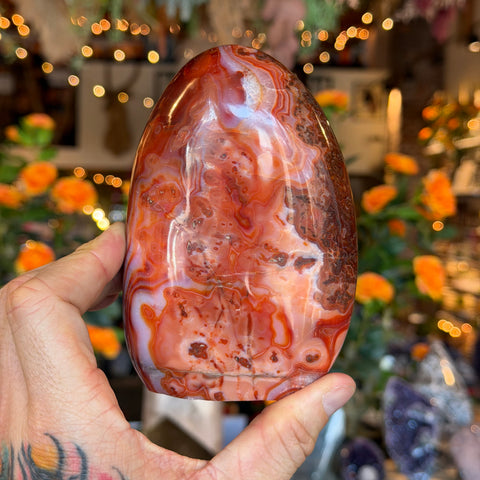 Ravenstone Crystals Carnelian "Rocco"