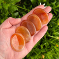 Ravenstone Crystals Carnelian Worry Stone | Thumb Stone