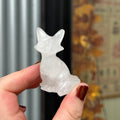 Ravenstone Crystals Clear Quartz Fox "Carrie"
