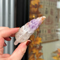 Ravenstone Crystals Crazy Lace Amethyst Feather "Aidan"