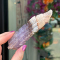 Ravenstone Crystals Crazy Lace Amethyst Feather "Alicia"