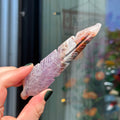 Ravenstone Crystals Crazy Lace Amethyst Feather "Alvin"