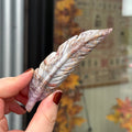 Ravenstone Crystals Crazy Lace Amethyst Feather "Bert"