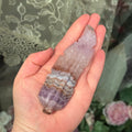 Ravenstone Crystals Crazy Lace Amethyst Feather "Blair"