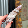 Ravenstone Crystals Crazy Lace Amethyst Feather "Briana"
