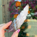 Ravenstone Crystals Crazy Lace Amethyst Feather "Brittney"