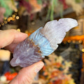 Ravenstone Crystals Crazy Lace Amethyst Feather "Charlotte"