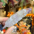 Ravenstone Crystals Crazy Lace Amethyst Feather "Cora"
