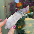 Ravenstone Crystals Crazy Lace Amethyst Feather "Dalton"