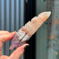Ravenstone Crystals Crazy Lace Amethyst Feather "Fran"