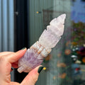 Ravenstone Crystals Crazy Lace Amethyst Feather "Henrietta"