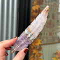 Ravenstone Crystals Crazy Lace Amethyst Feather "Janessa"