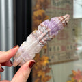 Ravenstone Crystals Crazy Lace Amethyst Feather "Jenny"
