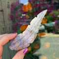 Ravenstone Crystals Crazy Lace Amethyst Feather "Kelsey"
