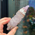 Ravenstone Crystals Crazy Lace Amethyst Feather "Kyla"