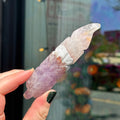 Ravenstone Crystals Crazy Lace Amethyst Feather "Leila"
