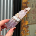 Ravenstone Crystals Crazy Lace Amethyst Feather "Maddie"