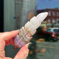 Ravenstone Crystals Crazy Lace Amethyst Feather "Maurice"