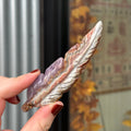 Ravenstone Crystals Crazy Lace Amethyst Feather "Minka"