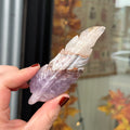 Ravenstone Crystals Crazy Lace Amethyst Feather "Penelope"