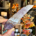 Ravenstone Crystals Crazy Lace Amethyst Feather "Roman"