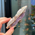 Ravenstone Crystals Crazy Lace Amethyst Feather "Roscoe"