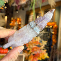 Ravenstone Crystals Crazy Lace Amethyst Feather "Tessa"