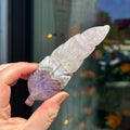 Ravenstone Crystals Crazy Lace Amethyst Feather "Tiffany"