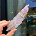Ravenstone Crystals Crazy Lace Amethyst Feather "Zane"