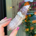 Ravenstone Crystals Crazy Lace Amethyst Feather "Zoey"