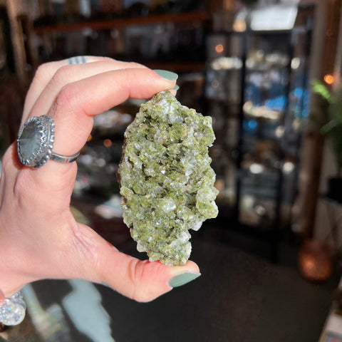 Ravenstone Crystals Epidote | Quartz "Alma"