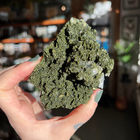 Ravenstone Crystals Epidote | Quartz "Artemis"