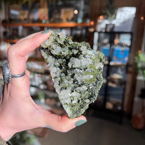 Ravenstone Crystals Epidote | Quartz "Aspen"