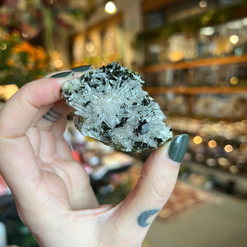 Ravenstone Crystals Epidote | Quartz "Brigid"