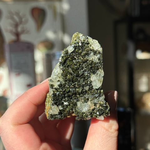 Ravenstone Crystals Epidote | Quartz "Cecilia"
