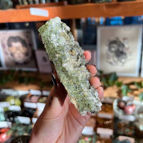 Ravenstone Crystals Epidote | Quartz "Clover"