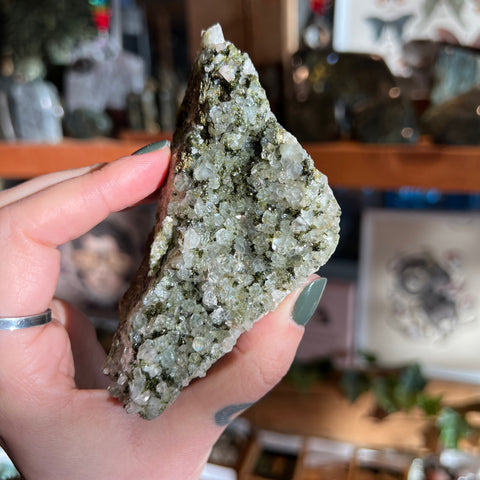 Ravenstone Crystals Epidote | Quartz "Clover"