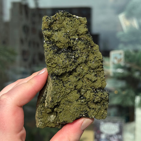 Ravenstone Crystals Epidote | Quartz "Dusty"