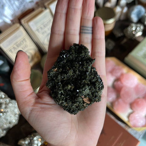 Ravenstone Crystals Epidote | Quartz "Lina"
