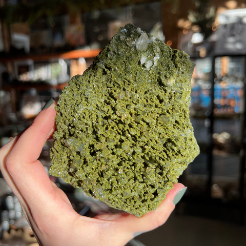 Ravenstone Crystals Epidote | Quartz "Maia"